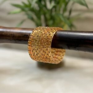 Diamond Cut Mango Bangles