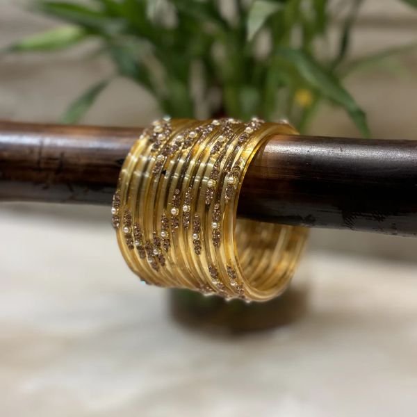 Saraswati Golden Radiance Bangles - Image 2